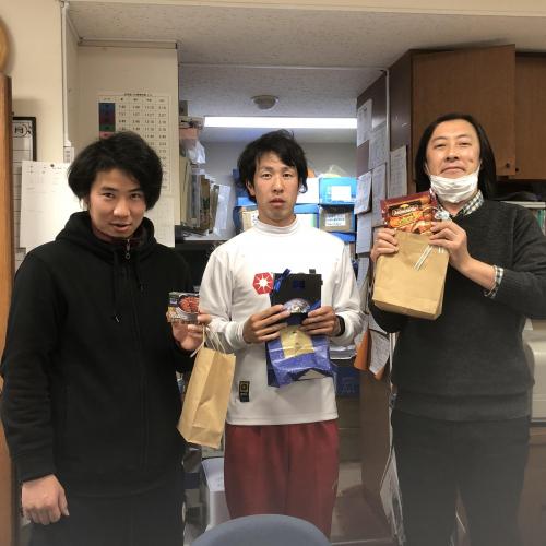 ３人とも嬉しくてたまらないご様子
