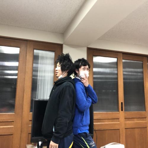 ②男子、背の順