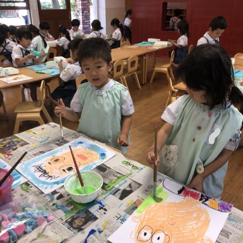 絵具もぬりぬり