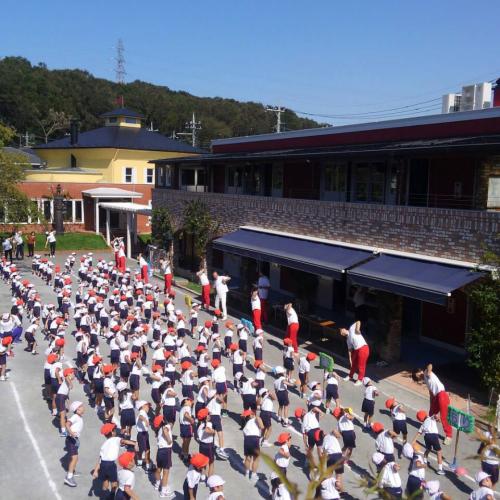 総練習にて
