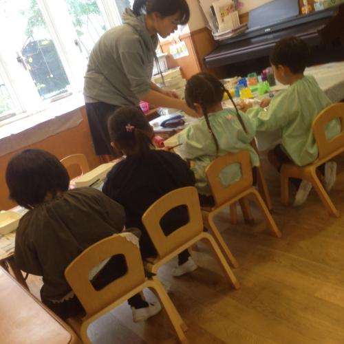 仲良く並んで